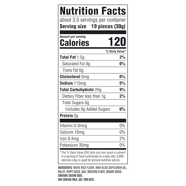 GOOD THINS MIXED SEED RICE SNACKS GLUTEN FREE CRACKERS, SNACK CRACKERS, 3.5 OZ