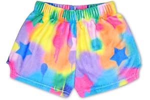 iscream + Corey Paige Designs Big Girls Fun Print Silky Soft Plush Shorts - Live Boldly Collection