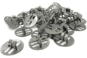 Hemlock Park Universal Wood Wick Clips for Candles | Sustainer Tabs Fit Most Wooden Wicks | Longer Burn Time & Less Wasted Wax (1000 Pack)