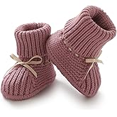 mimixiong Baby Booties Newborn Infant Sock Shoes Hand Knitting Crochet Boy and Girl Cozy Shoes