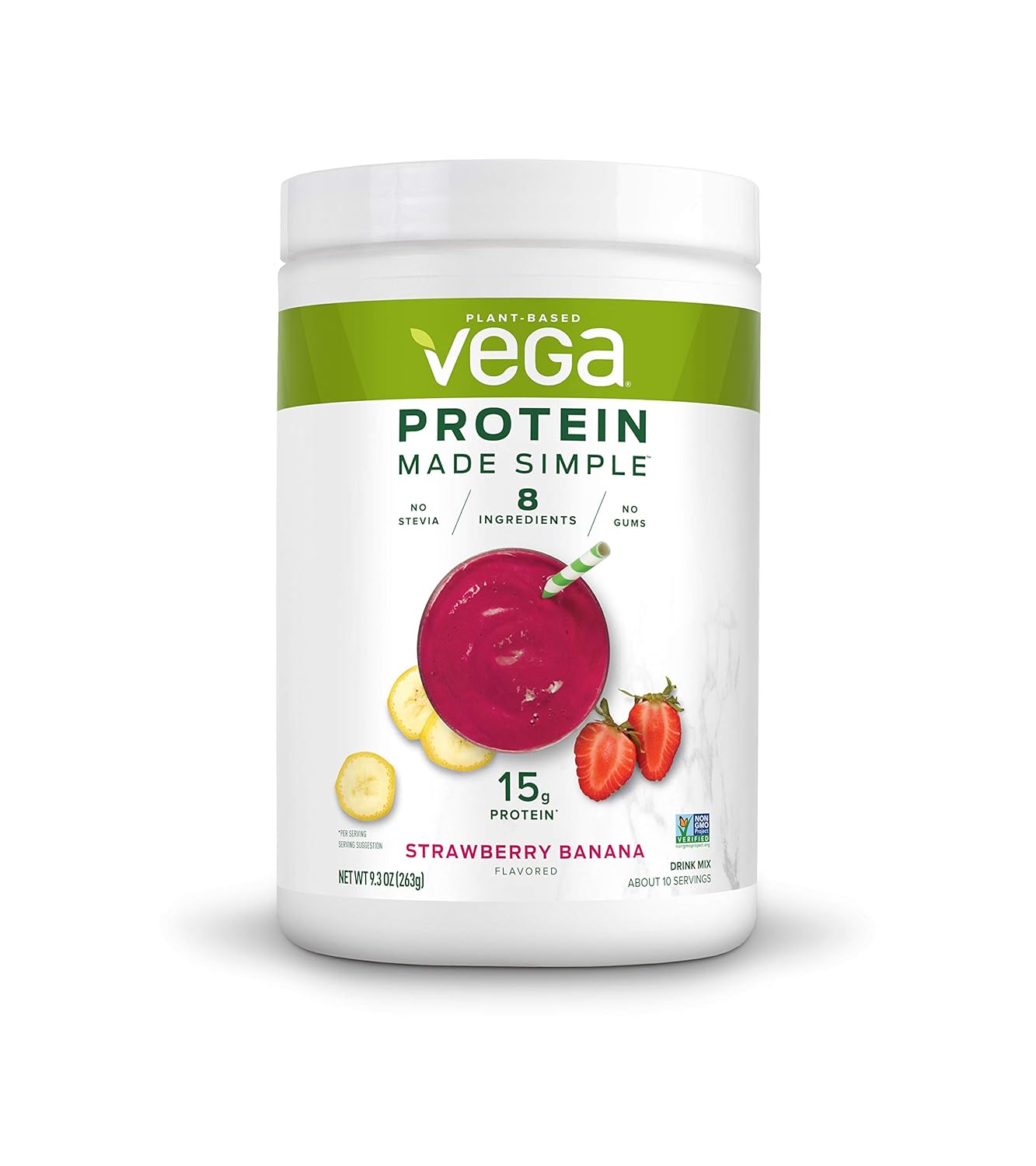 Vega Protein Made Simple Strawberry Banana (10 Servings