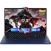 NIMO 17.3" IPS FHD-Gaming-Laptop, AMD Ryzen 5 6600H 16GB DDR5 RAM 1TB SSD (Beat i7-1165G7 Up to 4.5GHz) Radeon 660M GPU-Computer with 100W Type-C Backlit Keyboard Fingerprint