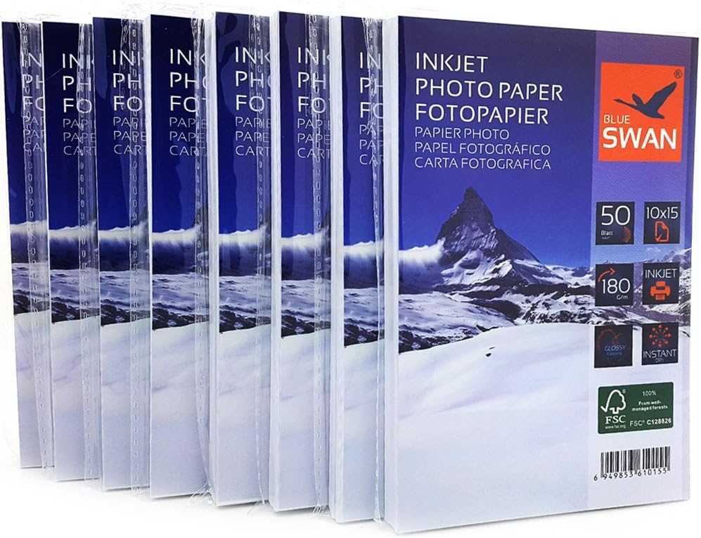 500 Sheet Photo Paper 10 x 15 cm 180 G Glossy Waterproof Unilaterally