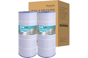 Poolzilla [2 Pack Pool Filter Cartridge, Compatible with PA120, CX1200RE, C1200, Unicel C-8412, Filbur FC-1293, Waterway Clearwater II, Pro Clean 125, 817-0125N [L x OD: 23.25" x 8.94'']