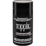 Toppik Hair Building Fibers, 12g Fill In Fine or Thinning Hair Instantly Thicker, Fuller Looking Hair 9 Shades for Men & Wome
