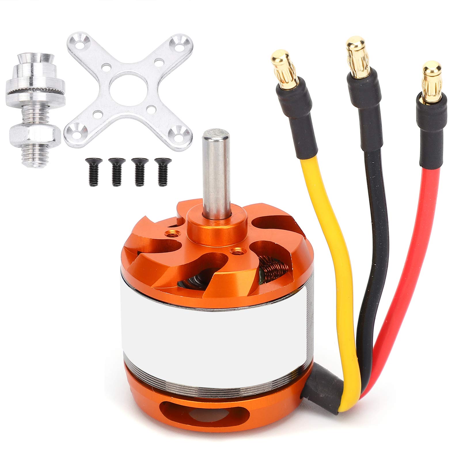 D3536 silent motor, almost silent | Strong thrust | several KV values | Replacement accessories for brushless motorized rc aircraft for fixed wing rc aircraft(1250KV)