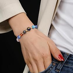 Vinswet Pisces Zodiac Bracelets for Women Men,12