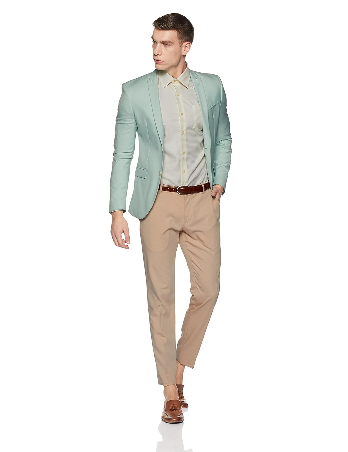 arrow men's paisley slim fit business shirt