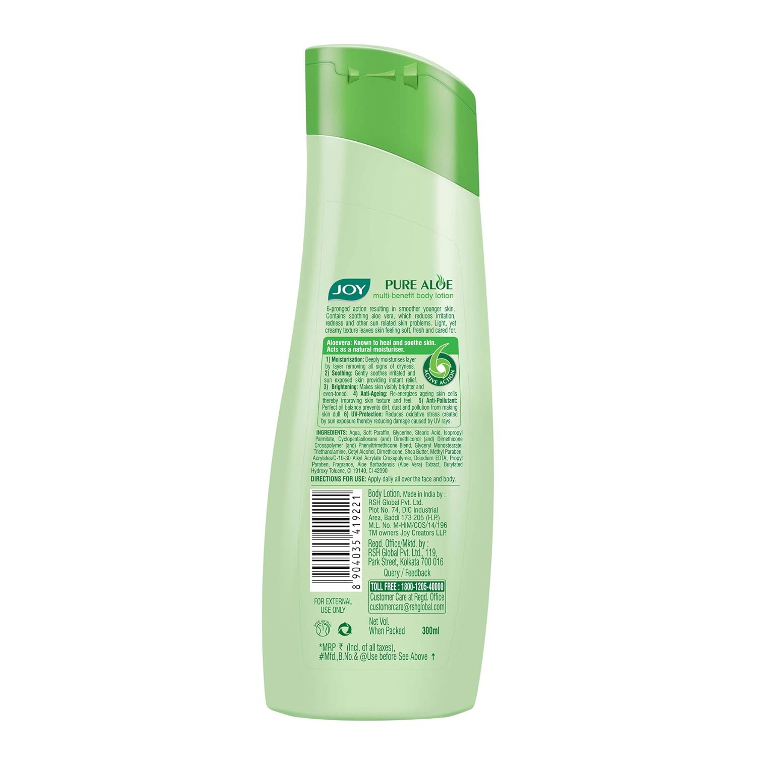 joy aloe vera body lotion