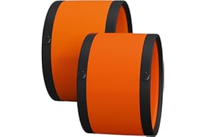Great Call Athletics | Ice Hockey Referee Armbands Red Orange Arm Band for Umpire Jersey Linesman Force Penalties Pair of 2