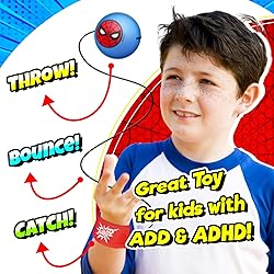 JA-RU Marvel Spiderman Wrist Balls on a String
