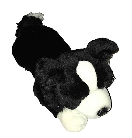 Amazon Com Animal Alley Black And White Border Collie 12 Toys