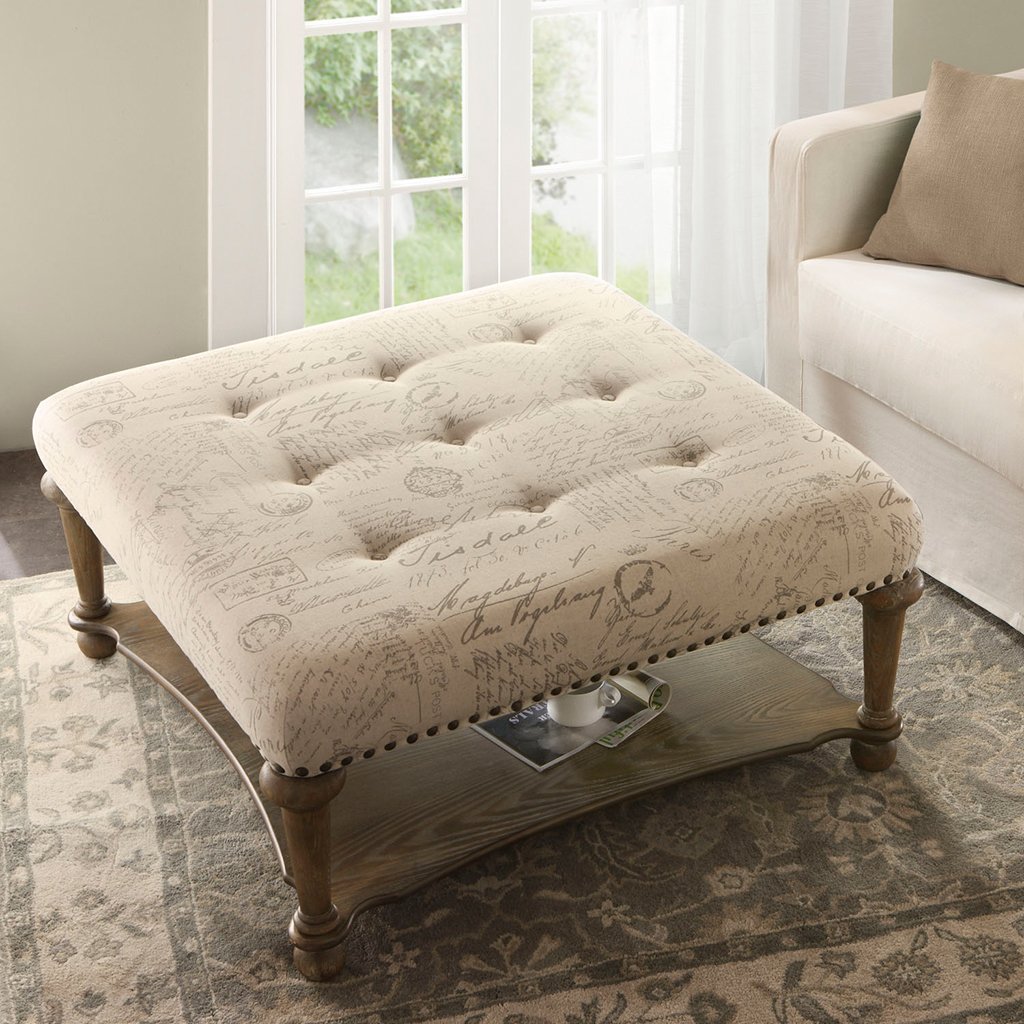 Best Coffee Table Ottoman With Shelf