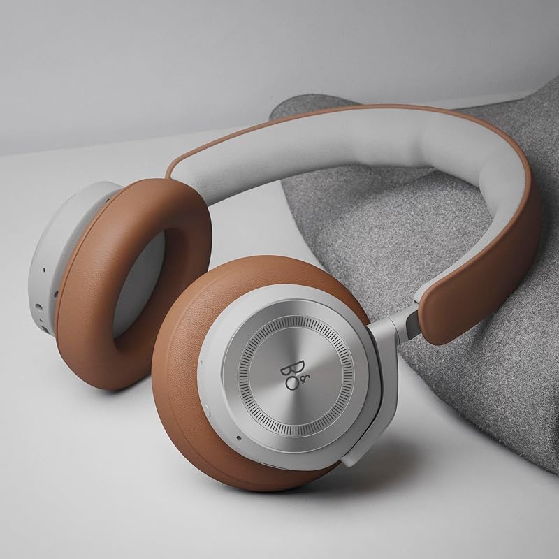 Beoplay HX - Auscultadores Bluetooth Over-Ear com cancelamento de ruído, até 40 horas de bateria, 6 microfones, auscultadores sem fios confortáveis para teletrabalho e música - Timber