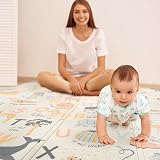 Sour Lemon 200x180cm Folding Baby Play Mat Non-Slip Waterproof Dual-Sided view 6