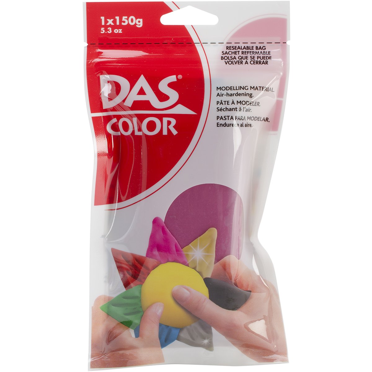 Dixon DAS Color Air-Dry Clay 5.3oz-Magenta