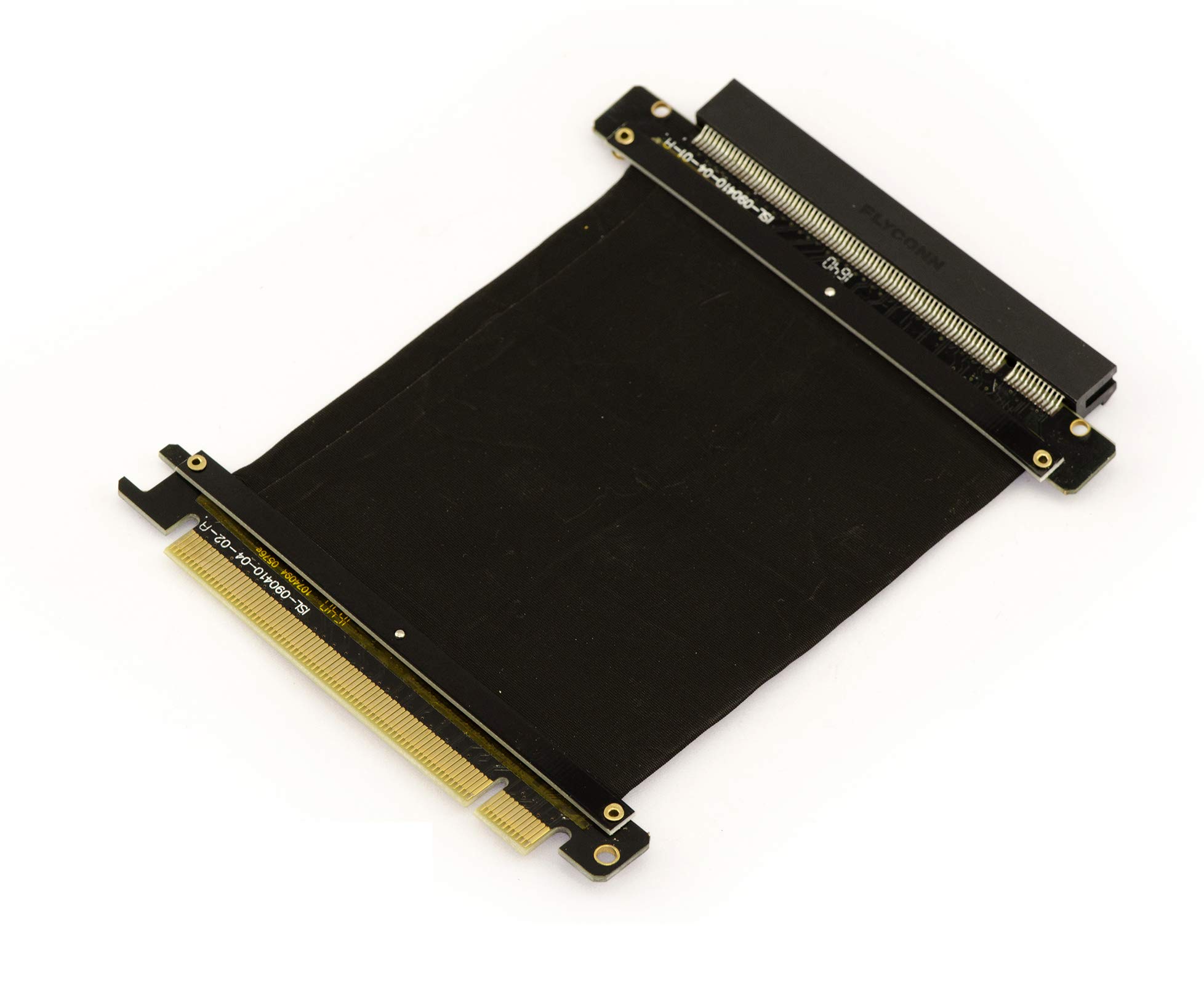 KALEA-INFORMATIQUE Riser-type PCI Express expansion slot. PCIe x16 connectors and 15cm semi-rigid shielded ribbon cable.