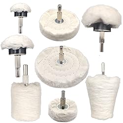 Tworider 8 pcs Buffing Wheel for Drill,Buffing Pad