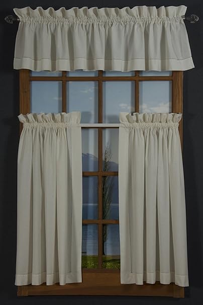 D. Kwitman & Son Hemstitch Tiers, Natural, 36