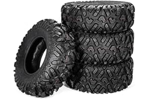 REALLYCNC FORERUNNER 26x9-12 & 26x11-12 ATV Tires, All Terrain 6PR 26x9-12 & 26x11-12 ATV UTV Trail Mud Sand Off-Road Tires (Pack of 4, Tubeless)