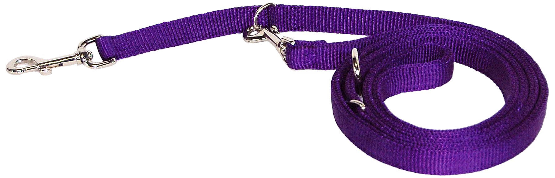 Hamilton Double Thick Nylon European Lead, 3/4-Inch, Purple