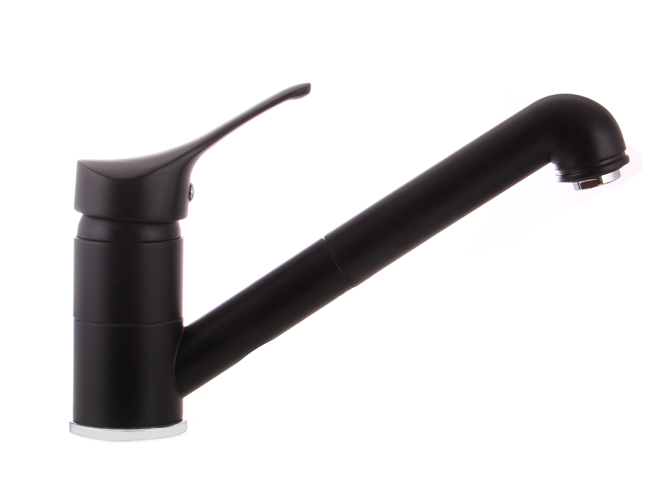 Grünblatt Kitchen Tap for Front Window Mounting Window Tap (Black, 4-Removal Shower)