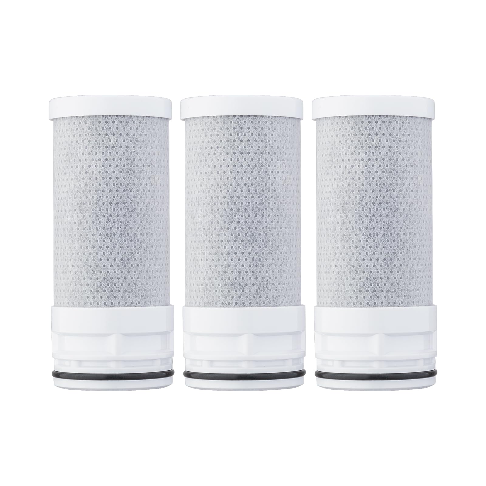 Ibergrif M91007-1 Carbon Block Faucet Replacement Filter, Reduces Chlorine, Heavy Metals and Bad Taste, 3 Pack