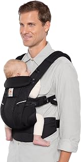 Ergobaby Omni Breeze Carrier Newborn to 20.4 kg Onyx Black 4 Positions view 6