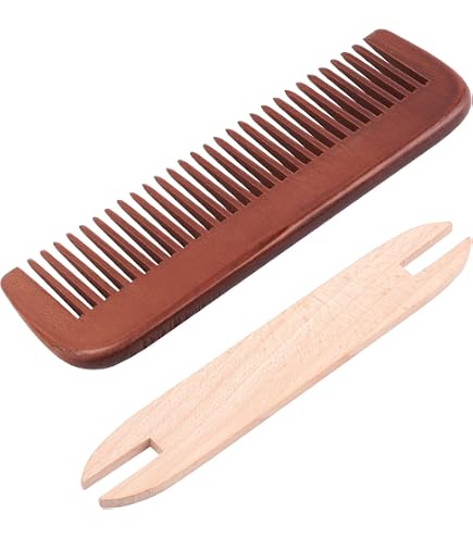 Set De 10 Navettes De Tissage En Bois Naturel - 7,9x2,9 Cm - Pour Écharpes, Tapisseries, Ceintures - Accessoires DIY - 12