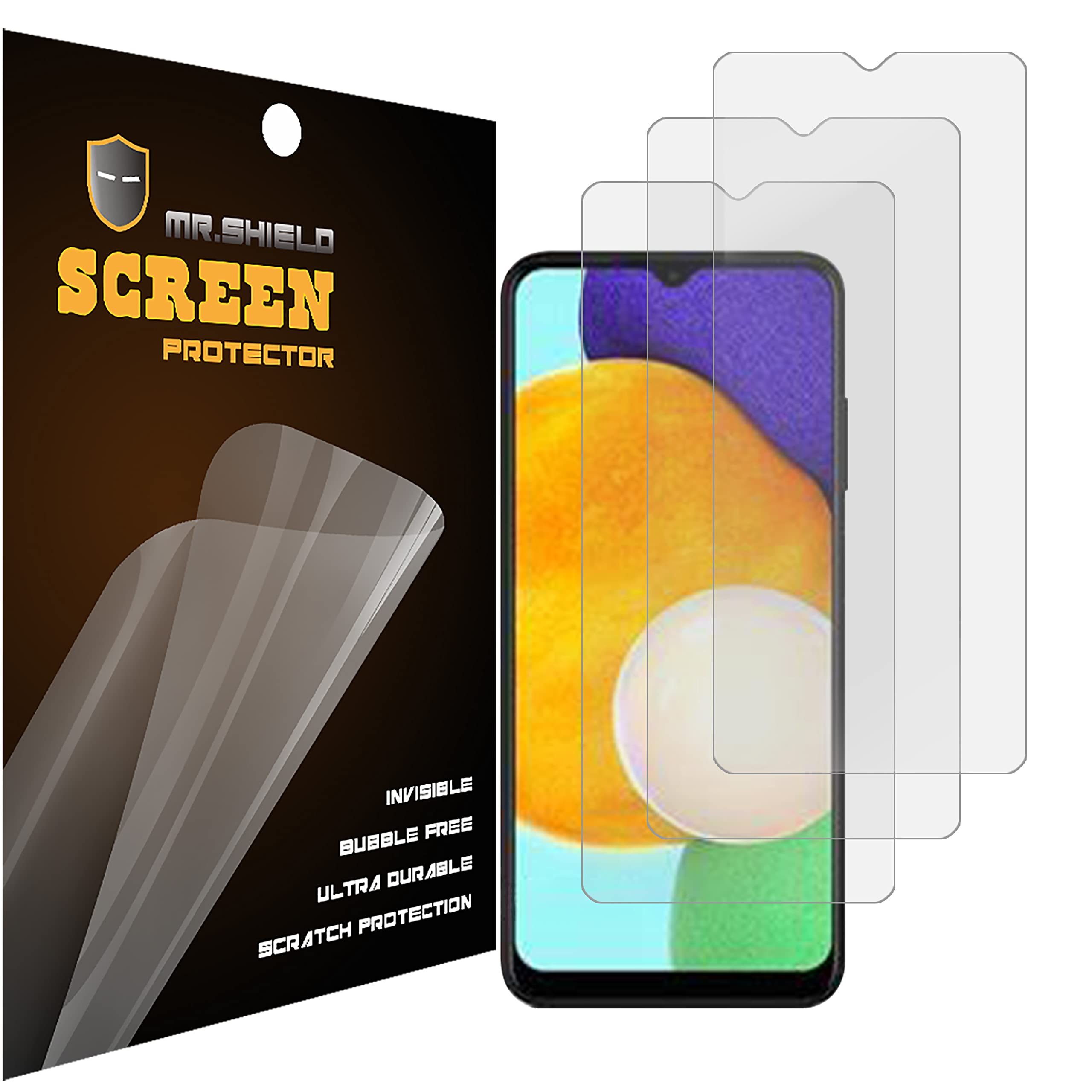Photo 1 of **** BUNDLE OF  5 ****Mr.Shield [3-PACK] Designed For Samsung Galaxy A03s Anti-Glare [Matte] Screen Protector (PET Material)
