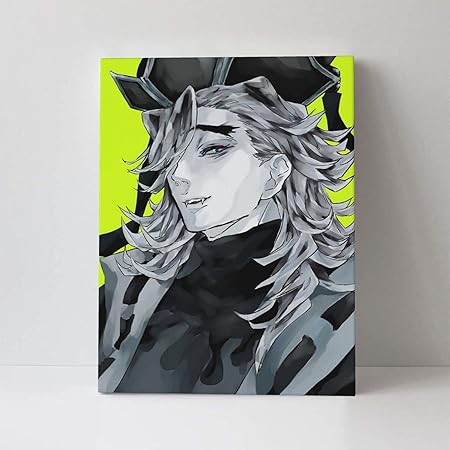 Amazon Co Jp 鬼滅の刃 童磨 どうま 十二鬼月 上弦の弐 絵画 インテリア アート ポスター 壁掛け 装飾画 壁掛け 木製の枠 キャンバスアート 壁の装飾画 One Size Generic