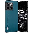 Puxssul for OnePlus 10T Case 5G, Soft TPU Artificial Leather case,Extremely Light Ultra-Light Camera Protection Leather Cover Case for OnePlus 10T 5G.(Teal)