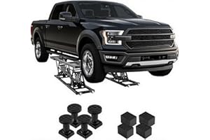 Portable Car Lift, 7000LBS Capacity, Mobile Folding Heavy Duty Quick Jack with 26.8" Max Height, with Locking Levers,and Whee