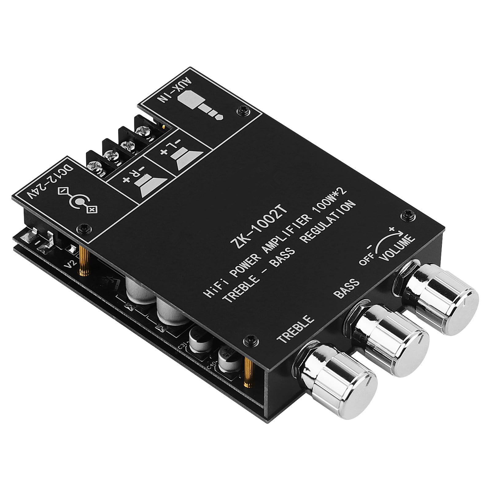 ZK-1002T Bluetooth Amplifier Board 2.0CH 100W*2