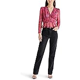 Steve Madden Apparel Azura TOP, Dark Fuchsia, Small