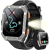 Smartwatch Masculino com GPS e Bússola | Chamadas Bluetooth, +100 Modos, Tela HD 1.91” | Bateria de Longa Duração | Compatíve