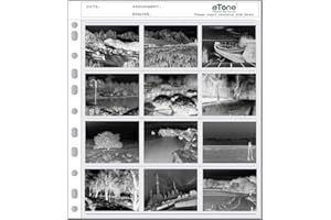 eTone 50PCS Archival Storage Sheets 120 Negative Page Preservers