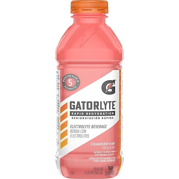 GATORLYTE RAPID REHYDRATION ELECTROLYTE BEVERAGE KIWI STRAWBERRY, 20...