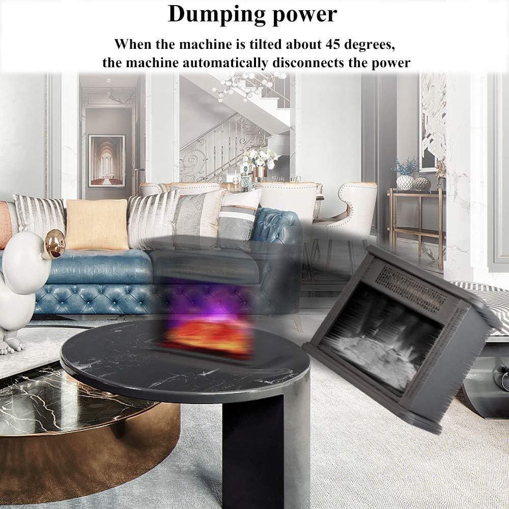 YAMMY Estufa eléctrica Calefacción Chimenea Sistema de Apagado de