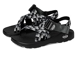 Chaco Men's MEGA Z Classic Sandal, Pixel B/W, 12