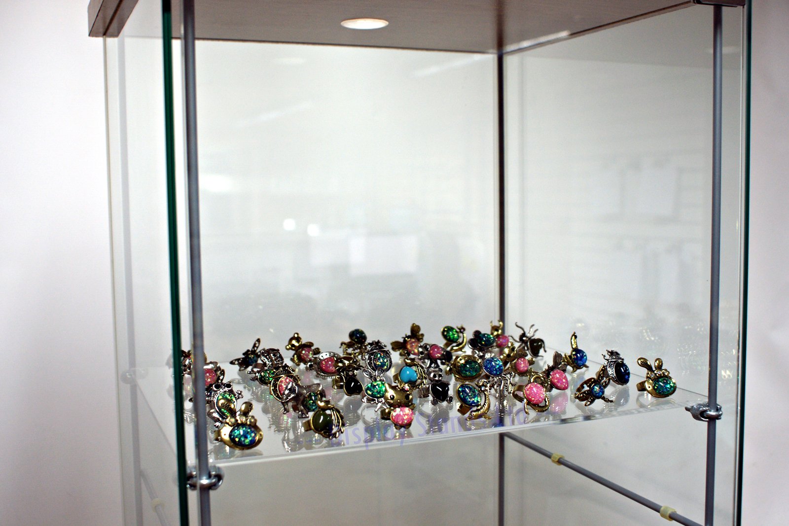 Display Stands Custom Extra Acrylic Shelf & Brackets to Fit I kea De tolf Cabinet (DSA/IK)