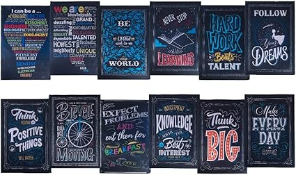 Wandic Affiche Ensemble De 12 Colore Art Mural Citation Inspirante Affiche En Soie Affiche De Motivation Pour Les Enseignants Etudiants Salle De Cours Maison Decor De Bureau Amazon Fr Cuisine Maison Wandic Affiche Ensemble De 12 Colore Art Mural Citation Inspirante Affiche En Soie Affiche De Motivation Pour Les Enseignants Etudiants Salle De Cours Maison Decor De Bureau Amazon Fr Cuisine Maison