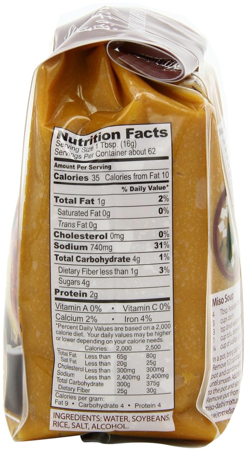 Roland Foods White Miso Paste Specialty Imported Food 36 1 Ounce Package Amazon Com Grocery Gourmet Food