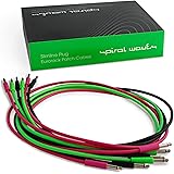 Premium Slimline Eurorack Cables for Your Crowded Home Recording Studio. Premium quality & greater patch flexibility with 6 2