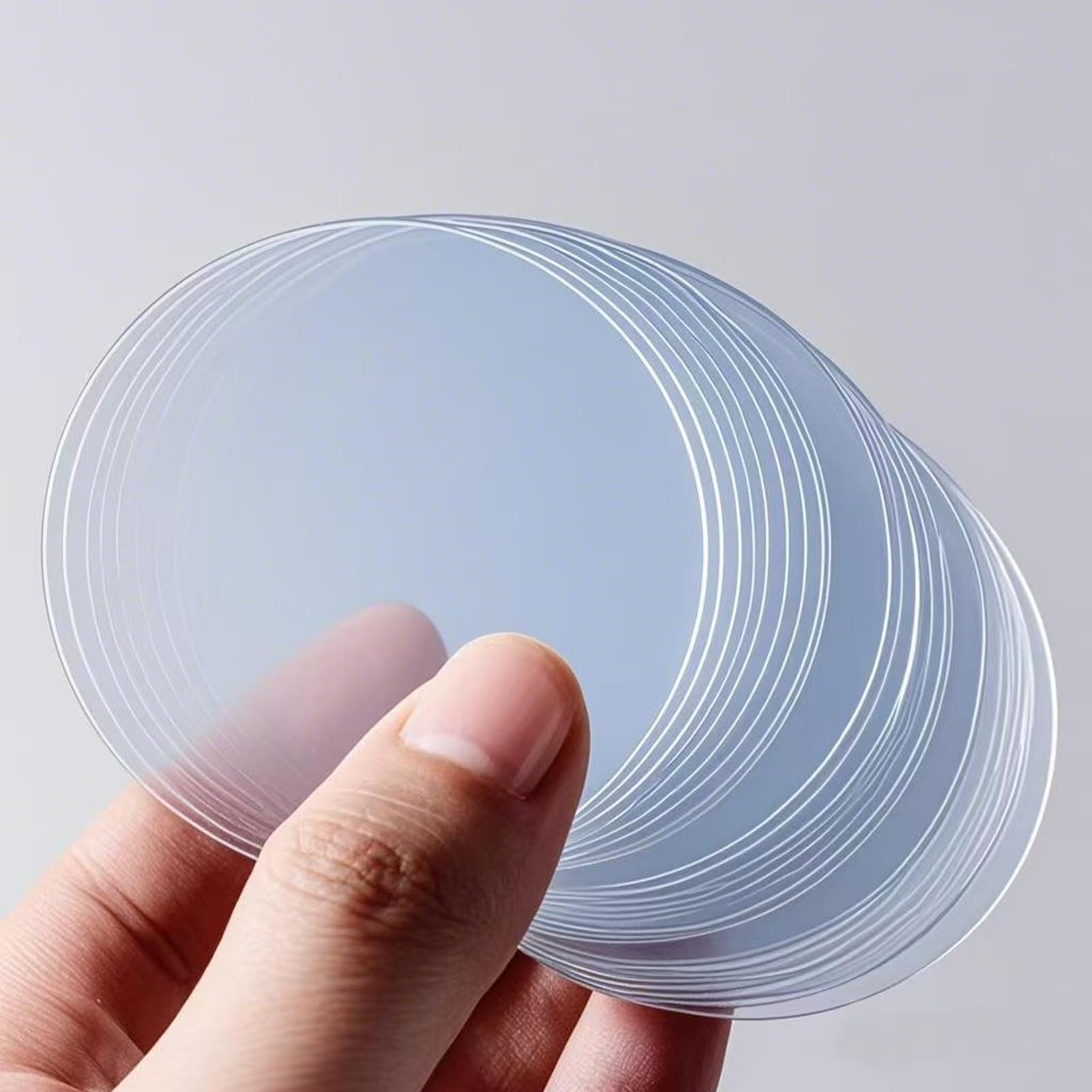 Photo 1 of LMJIA Heavy Duty Double Sided Tape, Clear Reusable Mounting Tape Picture Hanging Adhesive Tape Removable Wall Tape Adhesive Poster Tape