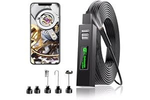 EFUTONPRO Wireless Endoscope Camera 1200P HD USB Borescope Inspection Camera IP67 Waterproof Snake Camera with LED Light for iPhone/Android/iOS/Windows/Mac/Tablet/PC (6.5FT)