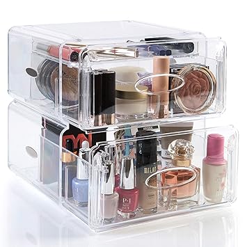Amazon Com See Me Maxi Extra Large Clear Makeup Organizer