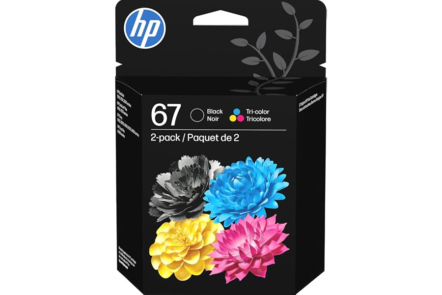 Gift Idea: HP 67 Black/Tri-Color Ink Cartridges (2-Pack)