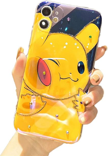 Amazon Co Jp ピカチュウ ポケモン Iphoneケース Iphone 12 スマホケース イエロー キャラクター 耐衝撃 落下防止 軽量 アイフォンケース 家電 カメラ