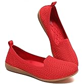 DEXJEWU Women's Loafer Flats Round Toe Dressy Shoes Comfort Walking Slip-on Work Penny Office Driving Shoes